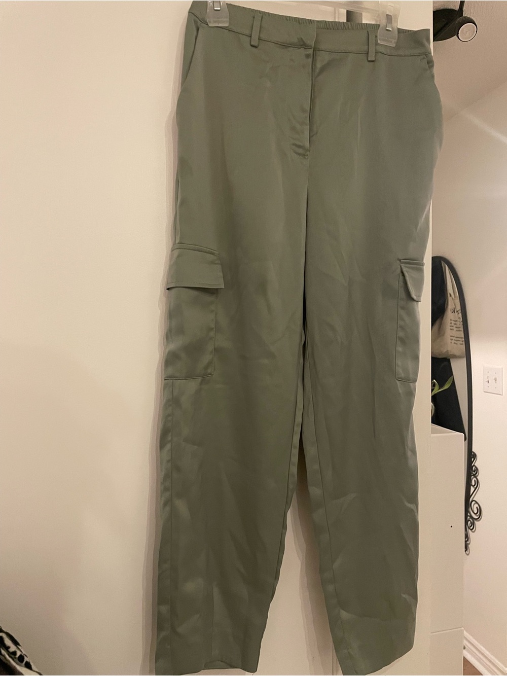 Sage Green Cargo Pants
